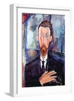 Portrait of Paul Alexander's-Amedeo Modigliani-Framed Art Print