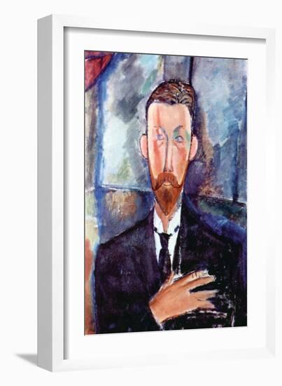 Portrait of Paul Alexander's-Amedeo Modigliani-Framed Art Print