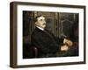 Portrait of Paul Claudel, 1919-Jacques-emile Blanche-Framed Giclee Print