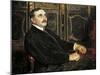 Portrait of Paul Claudel, 1919-Jacques-emile Blanche-Mounted Giclee Print