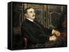 Portrait of Paul Claudel, 1919-Jacques-emile Blanche-Framed Stretched Canvas