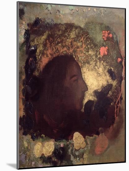 Portrait of Paul Gauguin, Painted after His Death, circa 1903-05-Odilon Redon-Mounted Giclee Print