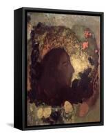 Portrait of Paul Gauguin, Painted after His Death, circa 1903-05-Odilon Redon-Framed Stretched Canvas