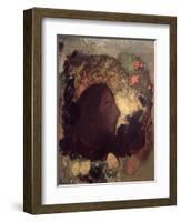 Portrait of Paul Gauguin, Painted after His Death, circa 1903-05-Odilon Redon-Framed Giclee Print