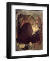 Portrait of Paul Gauguin, Painted after His Death, circa 1903-05-Odilon Redon-Framed Giclee Print