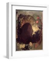 Portrait of Paul Gauguin, Painted after His Death, circa 1903-05-Odilon Redon-Framed Giclee Print