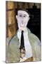 Portrait of Paul Guillaume (1891-193), 1915-Amedeo Modigliani-Mounted Giclee Print