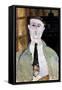 Portrait of Paul Guillaume (1891-193), 1915-Amedeo Modigliani-Framed Stretched Canvas