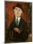 Portrait of Paul Guillaume, 1915 (Oil on Canvas)-Amedeo Modigliani-Mounted Giclee Print