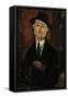 Portrait of Paul Guillaume-Amedeo Modigliani-Framed Stretched Canvas