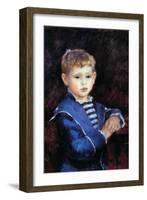 Portrait of Paul Haviland-Pierre-Auguste Renoir-Framed Art Print