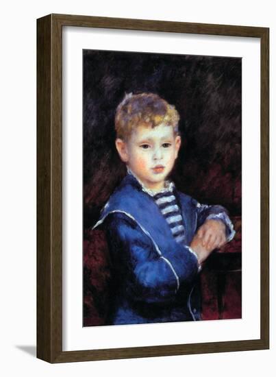 Portrait of Paul Haviland-Pierre-Auguste Renoir-Framed Art Print