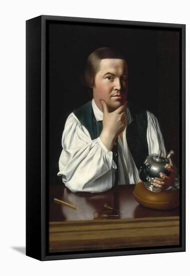 Portrait of Paul Revere-John Singleton Copley-Framed Stretched Canvas