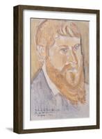 Portrait of Paul Serusier, 1893-Emile Bernard-Framed Giclee Print