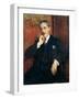 Portrait of Paul Valery, 1923-Jacques-emile Blanche-Framed Giclee Print