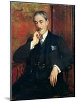 Portrait of Paul Valery, 1923-Jacques-emile Blanche-Mounted Giclee Print