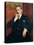 Portrait of Paul Valery, 1923-Jacques-emile Blanche-Stretched Canvas