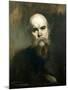 Portrait of Paul Verlaine (1844-96) 1890-Eugene Carriere-Mounted Giclee Print