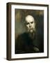 Portrait of Paul Verlaine (1844-96) 1890-Eugene Carriere-Framed Giclee Print