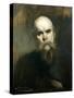 Portrait of Paul Verlaine (1844-96) 1890-Eugene Carriere-Stretched Canvas