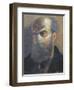 Portrait of Paul Verlaine (1844-96)-F.A. Cazals-Framed Giclee Print