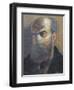 Portrait of Paul Verlaine (1844-96)-F.A. Cazals-Framed Giclee Print