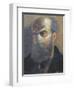 Portrait of Paul Verlaine (1844-96)-F.A. Cazals-Framed Giclee Print