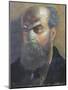 Portrait of Paul Verlaine (1844-96)-F.A. Cazals-Mounted Giclee Print