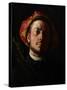 Portrait of Paul Verlaine as a Troubadour, 1868 (Oil on Canvas)-Jean Frederic Bazille-Stretched Canvas