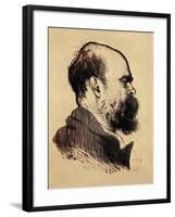 Portrait of Paul Verlaine-null-Framed Giclee Print