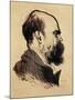 Portrait of Paul Verlaine-null-Mounted Giclee Print