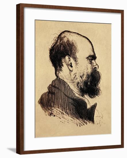 Portrait of Paul Verlaine-null-Framed Giclee Print