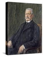 Portrait of Paul Von Hindenburg-Max Liebermann-Stretched Canvas