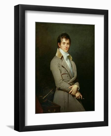 Portrait of Paulin-Guerin 1801-Robert Lefevre-Framed Giclee Print