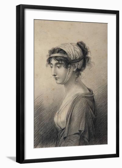 Portrait of Pauline Bonaparte, Princess Borghese-Jean Baptiste Joseph Wicar-Framed Giclee Print