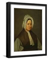 Portrait of Pauline's Aunt (Oil on Canvas)-Jean-Francois Millet-Framed Giclee Print
