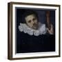 Portrait of Paulus Van Vianen-Cornelis Ketel-Framed Art Print