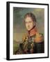 Portrait of Pavel A. Stroganov, before 1825-George Dawe-Framed Giclee Print