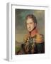 Portrait of Pavel A. Stroganov, before 1825-George Dawe-Framed Giclee Print