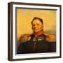 Portrait of Pavel Alexeyevich Tuchkov (1776-185), before 1825-George Dawe-Framed Giclee Print