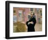 Portrait of Pavel Tretyakov (1832-98) in the Gallery, 1901-Ilya Efimovich Repin-Framed Giclee Print