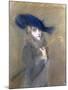 Portrait of Peggy Letellier-Paul Cesar Helleu-Mounted Giclee Print