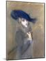 Portrait of Peggy Letellier-Paul Cesar Helleu-Mounted Giclee Print