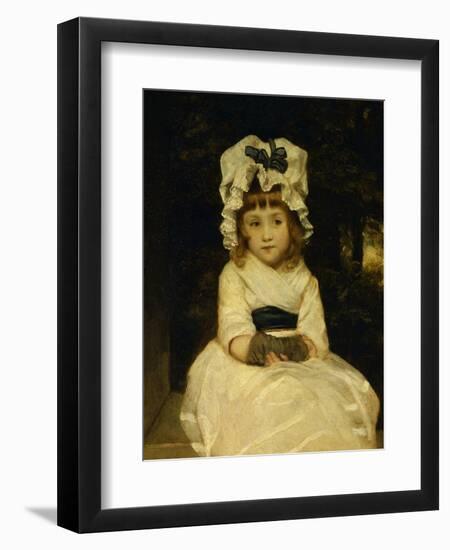 Portrait of Penelope Boothby-Joshua Reynolds-Framed Art Print