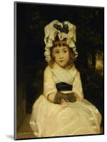 Portrait of Penelope Boothby-Joshua Reynolds-Mounted Art Print