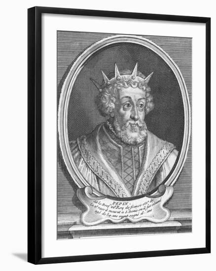 Portrait of Pepin III-null-Framed Giclee Print