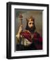 Portrait of Pepin the Short by Louis Felix Amiel-null-Framed Giclee Print