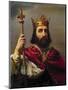 Portrait of Pepin the Short by Louis Felix Amiel-null-Mounted Giclee Print