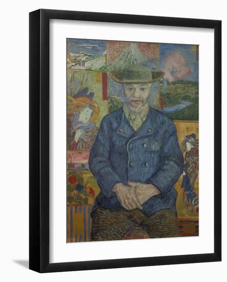 Portrait of Pere Tanguy, 1887-Vincent van Gogh-Framed Giclee Print