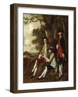 Portrait of Peter Darnal Muilman, Charles Crockatt and William Keeble-Thomas Gainsborough-Framed Giclee Print